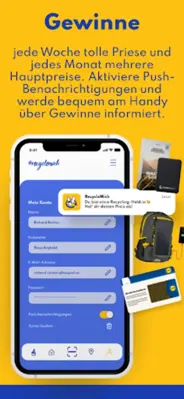 RecycleMich Recycle & gewinne android App screenshot 1